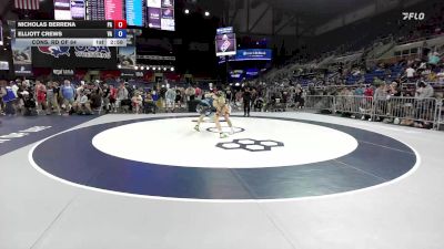 144 lbs Cons. Rd Of 64 - Nicholas Berrena, PA vs Elliott Crews, VA