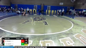 140lbs Cons. Round 6 - Zalane Hulitt, Tahoma (Girls) vs Aliyha Vargas, Washougal (Girls)