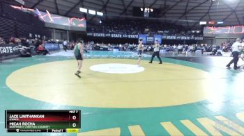 1B/2B 106 Cons. Semi - Jace Linithankan, Ilwaco vs Micah Rocha, Northwest Christian (Colbert)