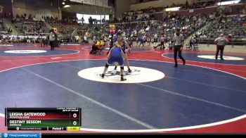 5A 140 lbs Cons. Round 1 - Leigha Gatewood, Mountain Home vs Destiny Sessom, Sheridan