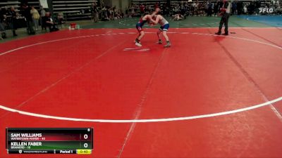 115 lbs Finals (8 Team) - Kellen Faber, Brainerd vs Sam Williams, Watertown-Mayer