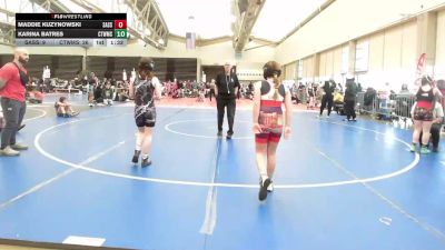 95 lbs Rr Rnd 2 - Isla Kiney, Sassie Lassies FIWC vs Charlotte Catania, CT Whale Orca