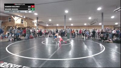 62 lbs Semifinal - Kamden Maloney, Covington vs Braden Manuel, Nichols