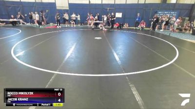 106 lbs Cons. Round 3 - Rocco Mikolyzk, MN vs Jacob Kranz, MN