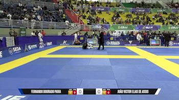 João Victor Elias De Assis vs Fernando Dourado Paiva 2025 Brasileiro Jiu-Jitsu IBJJF