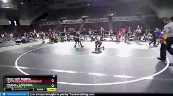 92 lbs Round 4 (10 Team) - Matthew Torres, Colorado Regulators Wrestling Club vs Michael Banuelos, Pueblo All Stars