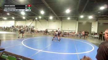 98 lbs Quarterfinal - Jream Jenkins, Viper Wrestling vs Ava Mackenzie, Riverside Rascals