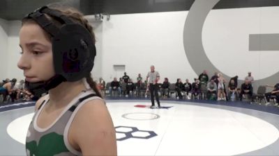 70 lbs Round 3 (6 Team) - Juliana Matteo, Lake Wrestling Club vs Carter Pollock, Killer Elite