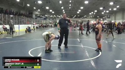 112 lbs Semifinal - James McDade, Utica WC vs Jeremiah Craft Jr, Mason WC