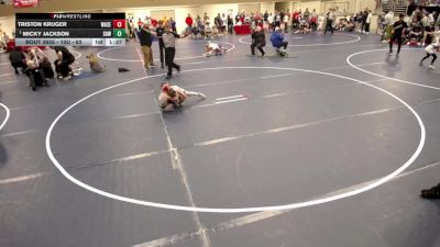 10U - 67 lbs 3rd Place Match - Triston Kruger, Waseca vs Micky Jackson, Stillwater Area Wrestling