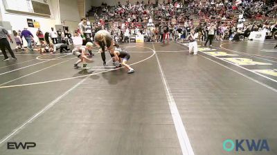 58 lbs Round Of 16 - Vincent Butcher, Tulsa Blue T Panthers vs Bryer Williams, Locust Grove Youth Wrestling
