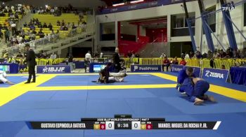 Manoel Miguel Da Rocha P. Jr. vs Gustavo Espindola Batista 2026 World Jiu-Jitsu IBJJF Championship