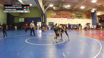 175 lbs Quarterfinal - Anthony Caso, Damien vs William Martinez Guiterrez, Centennial (Corona)
