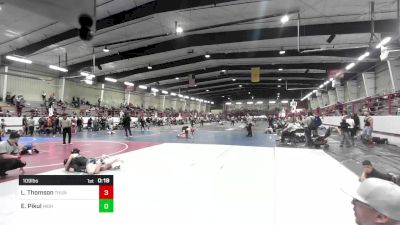 123 lbs 5th Place - Malaki Sam, No Team vs Uryiah Prettyboy, Bloomfield Youth Wrestling