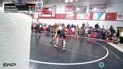 87-90 lbs Rr Rnd 1 - Gage Caudill, Grove Takedown Club vs Fisher Barber, Jay Wrestling Club