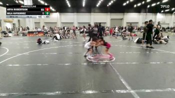 57 lbs Round 9 (10 Team) - Mila Gutierrez, Takedown Elite vs Arya Robertson, MF Angels