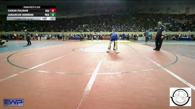 140 lbs Consi Of 16 #1 - Cason Palidar, Bixby vs JaMarcus Siemens, Prodigy Elite Wrestling