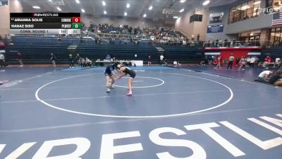 107 lbs Cons. Round 1 - Arianna Solis, Conroe vs Hanaz Siso, Plano West