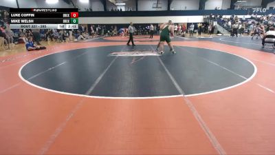 285 lbs Cons. Round 3 - Mike Welsh, Brockport vs Luke Coffin, Brockport