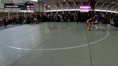 145 lbs Champ. Round 1 - Kaitlyn Thorn, Montana vs Morgan Holdaway, Utah