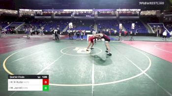 220 lbs Quarterfinal - Hampton Kaye-Kuter, Milford vs Michael Jarrell, East Greenwich