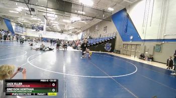 33-35 lbs Round 2 - Jack Eller, Charger Wrestling Club vs Greyson Hortman, Champions Wrestling Club
