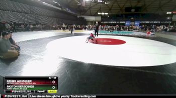 49 lbs 1st Place Match - Xavier Almaguer, Victory Wrestling-Central WA vs Paxton Kerschner, Forks Wrestling Club