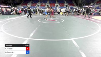 126 lbs Cons 32 #1 - Cameron Woods, IN vs Sammy Sanchez, WY