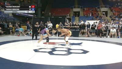 155 lbs Semis - Eloise Woolsey, New Mexico vs Sarah Henckel, Connecticut