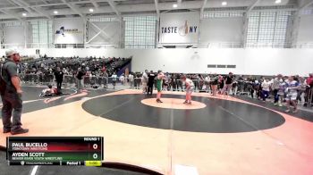 Round 1 - Paul Bucello, Yorktown Wrestling vs Ayden Scott, Beaver River Youth Wrestling