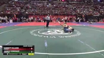 D2-190 lbs Champ. Round 1 - Garrett Hilliard, Minerva vs Angelo Gonzalez, Napoleon