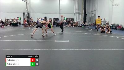 132 lbs Round 3 (8 Team) - Nick Barone, Myland WA vs Alexander Brandt, Bandits