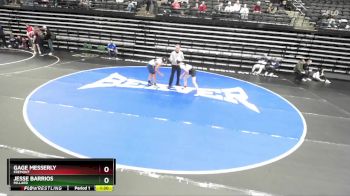135 lbs Champ. Round 2 - Jesse Barrios, Millard vs Gage Messerly, Fremont