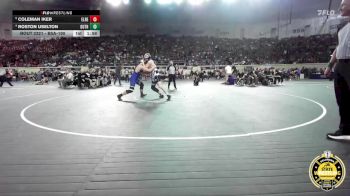 B5A-190 lbs Cons. Round 1 - Coleman Iker, El Reno vs Roston Uselton, Guthrie