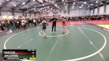92 lbs Cons. Round 4 - John Alvarado, Apex Grappling Academy vs Caleb Pyles, 512 Outlaw Wrestling