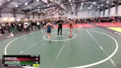92 lbs Cons. Round 4 - John Alvarado, Apex Grappling Academy vs Caleb Pyles, 512 Outlaw Wrestling