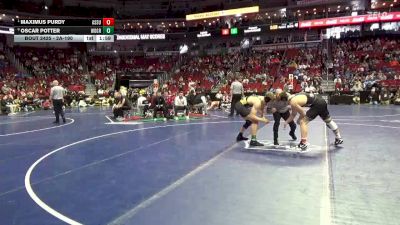2A-190 lbs Quarterfinal - Maximus Purdy, Assumption, Davenport vs Oscar Potter, Woodward-Granger