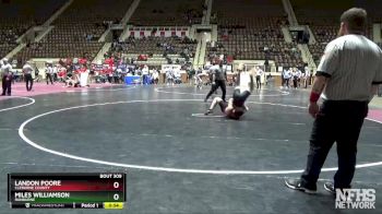 145 lbs Cons. Round 4 - Landon Poore, Cleburne County vs Miles Williamson, Ranburne