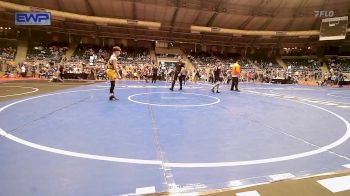 100 lbs Consolation - Kingston Colver, Bookert T Washing/Carver vs Tyce Baker, Midwest City Bombers Youth Wrestling Club