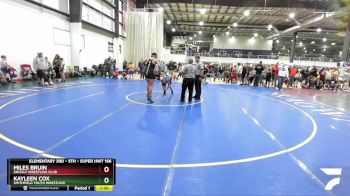Super HWT 166 lbs Round 1 - Miles Bruin, Grizzly Wrestling Club vs Kayleen Cox, Smithfield Youth Wrestling