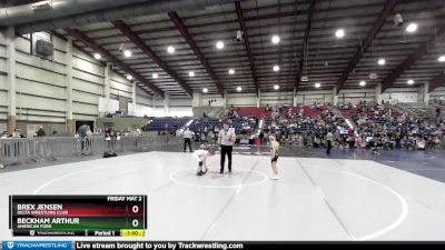 70 lbs Champ. Round 2 - Brex Jensen, Delta Wrestling Club vs Beckham Arthur, American Fork