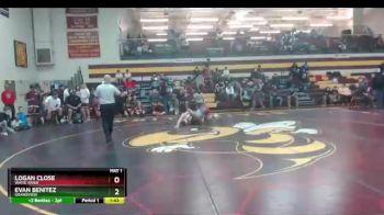 132 lbs Quarterfinal - Logan Close, White River vs Evan Benitez, Grandview