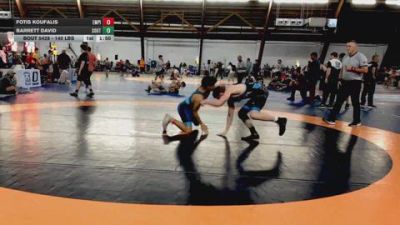 140 lbs Quarterfinal - Fotis Koufalis, Empire Wrestling Academy vs Barrett David, South Seneca