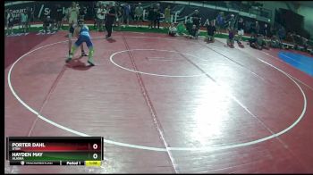 106 lbs Quarterfinal - Porter Dahl, Utah vs Hayden May, Alaska