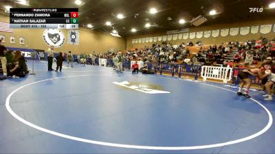 150 lbs 3rd Place Match - Nathan Salazar, Cesar Chavez vs Fernando Zamora, McLane