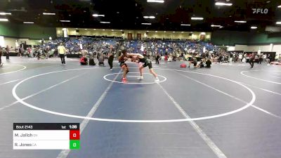 132 lbs Consi Of 64 #1 - Musa Jalloh, OH vs Robert Jones, CA