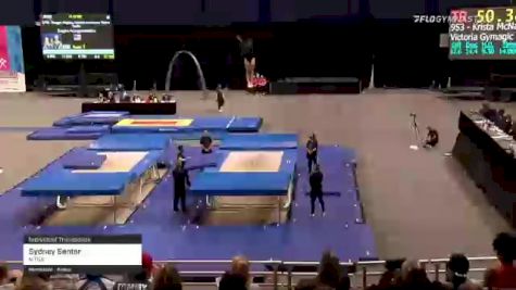 Sydney Senter - Individual Trampoline, MTGA - 2021 USA Gymnastics Championships