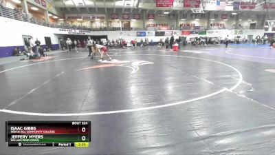 125 lbs Cons. Round 3 - Isaac Gibbs, Indian Hill Community College vs Jeffery Myers, William Penn (Iowa)