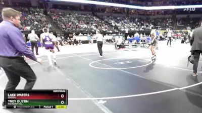 150 Class 2 lbs Semifinal - Troy Gustin, Pleasant Hill vs Lake Waters, Odessa