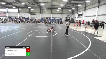 62 lbs Rr Rnd 1 - Sier Del Real, Pomona Elite vs Maverick Paminto, Gladiator Wrestling